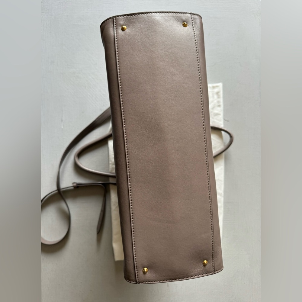 Cuyana Work Satchel in Clay Smooth Leather - Picture 6 of 17